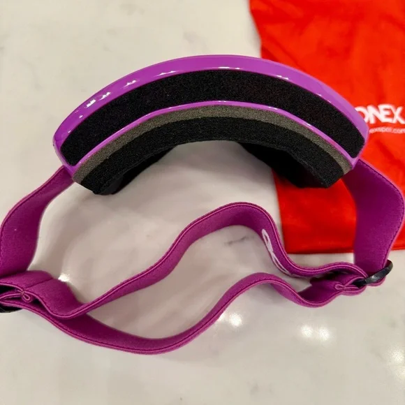 Toddler Purple Ski Goggles with Case - Picture 2 of 4
